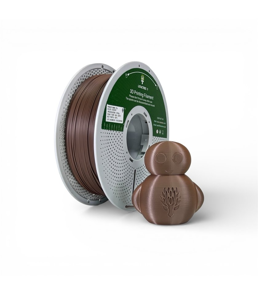 Filamento PLA 1.75mm Cerejeira Bobine 1Kg - Lotactree