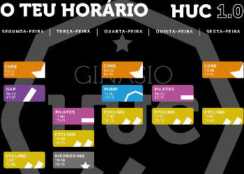 Horário HUC 1.0