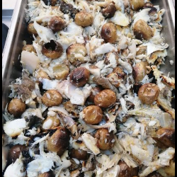 Bacalhau com Bata a Murro
