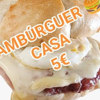 Hambúrguer à casa