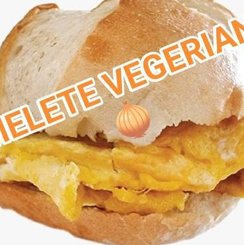 Sandes de omelete Vegetariana